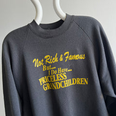 1980s Not Rich and Famous Grandparent Sweatshirt