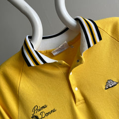 1970s Prima Donna Super Cool Jersey Knit Polo Shirt