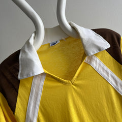 1870s Tri Colored Collar Shirt - WOWZA