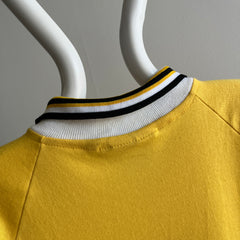 1970s Prima Donna Super Cool Jersey Knit Polo Shirt