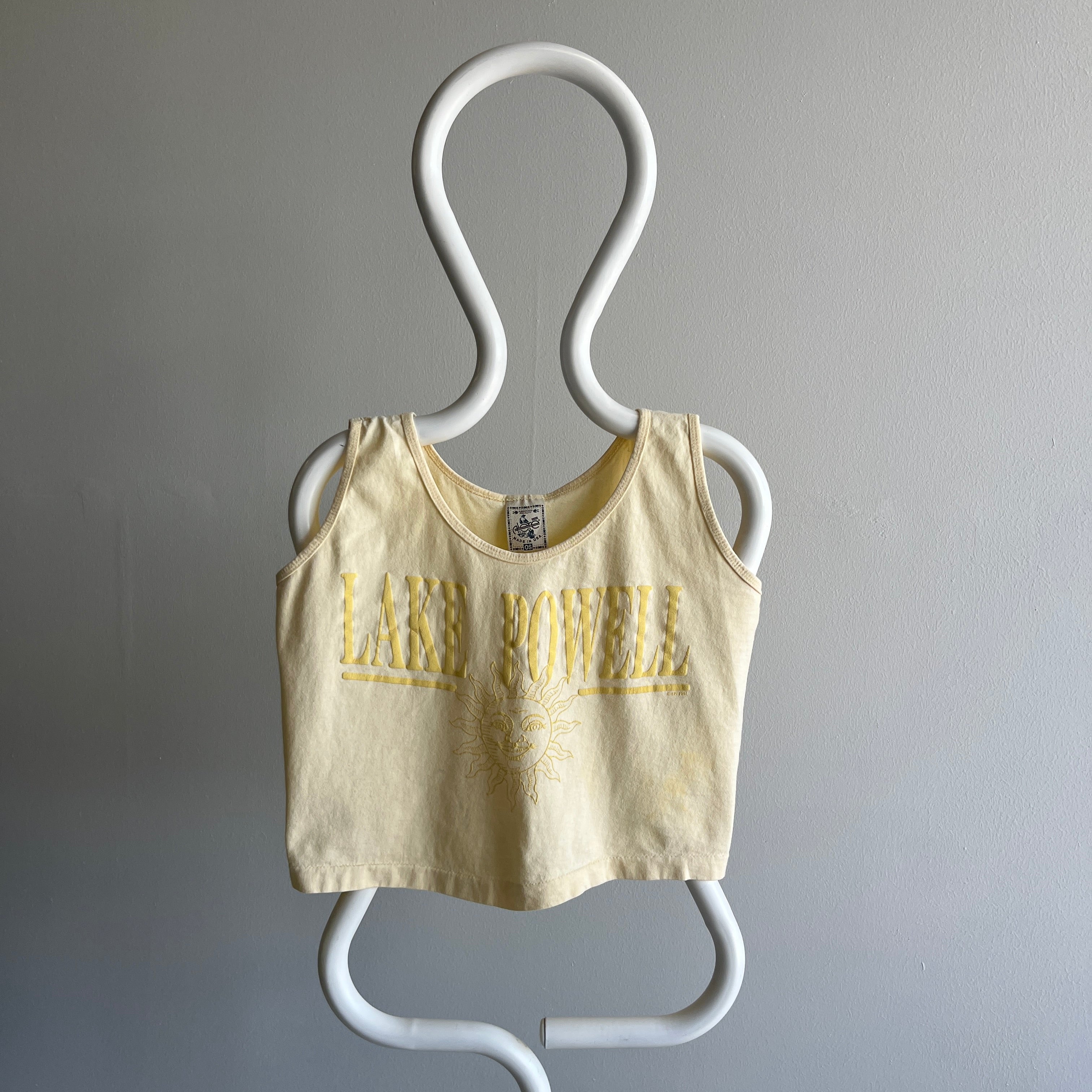 1980s Lake Powell Cotton Crop Tank Top