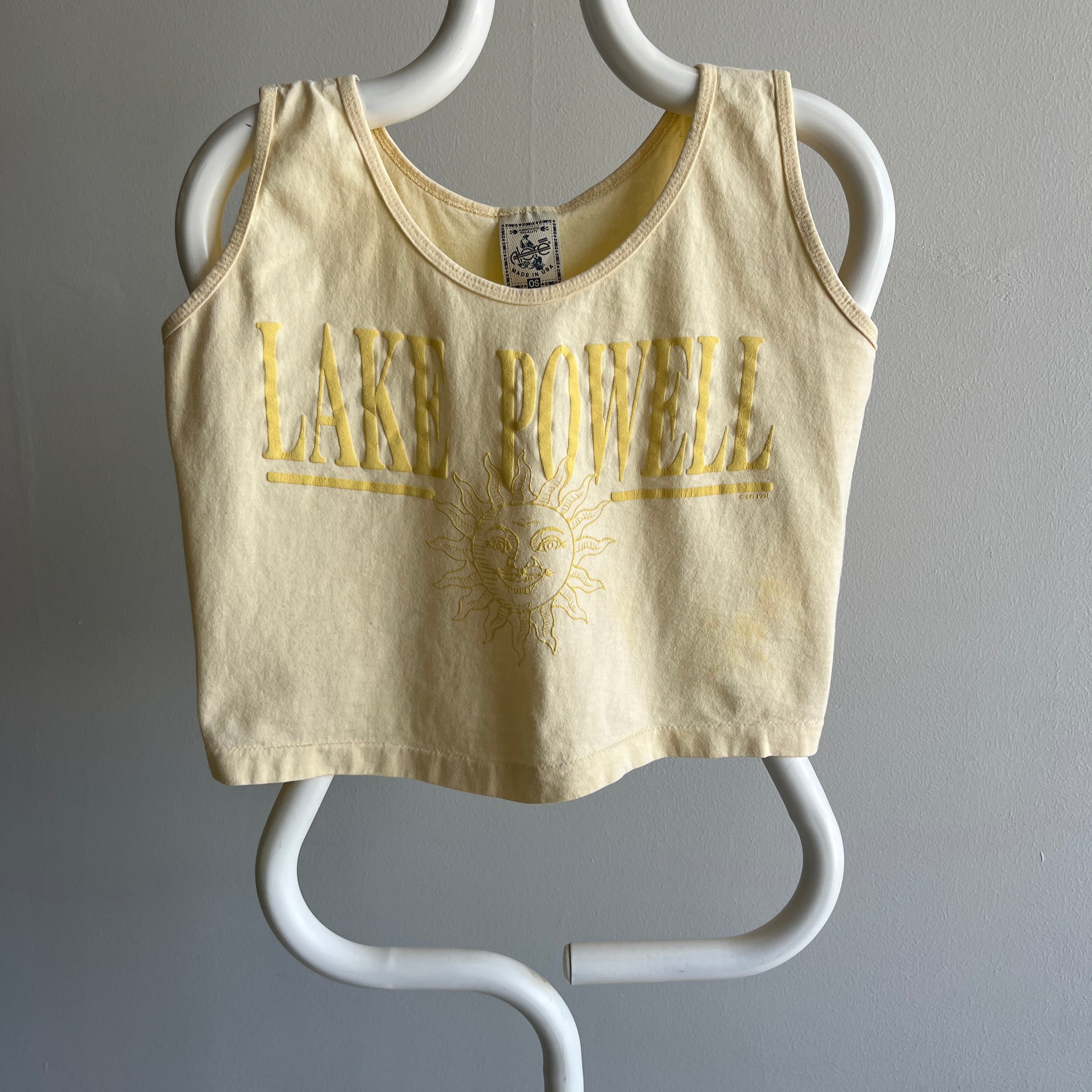 1980s Lake Powell Cotton Crop Tank Top