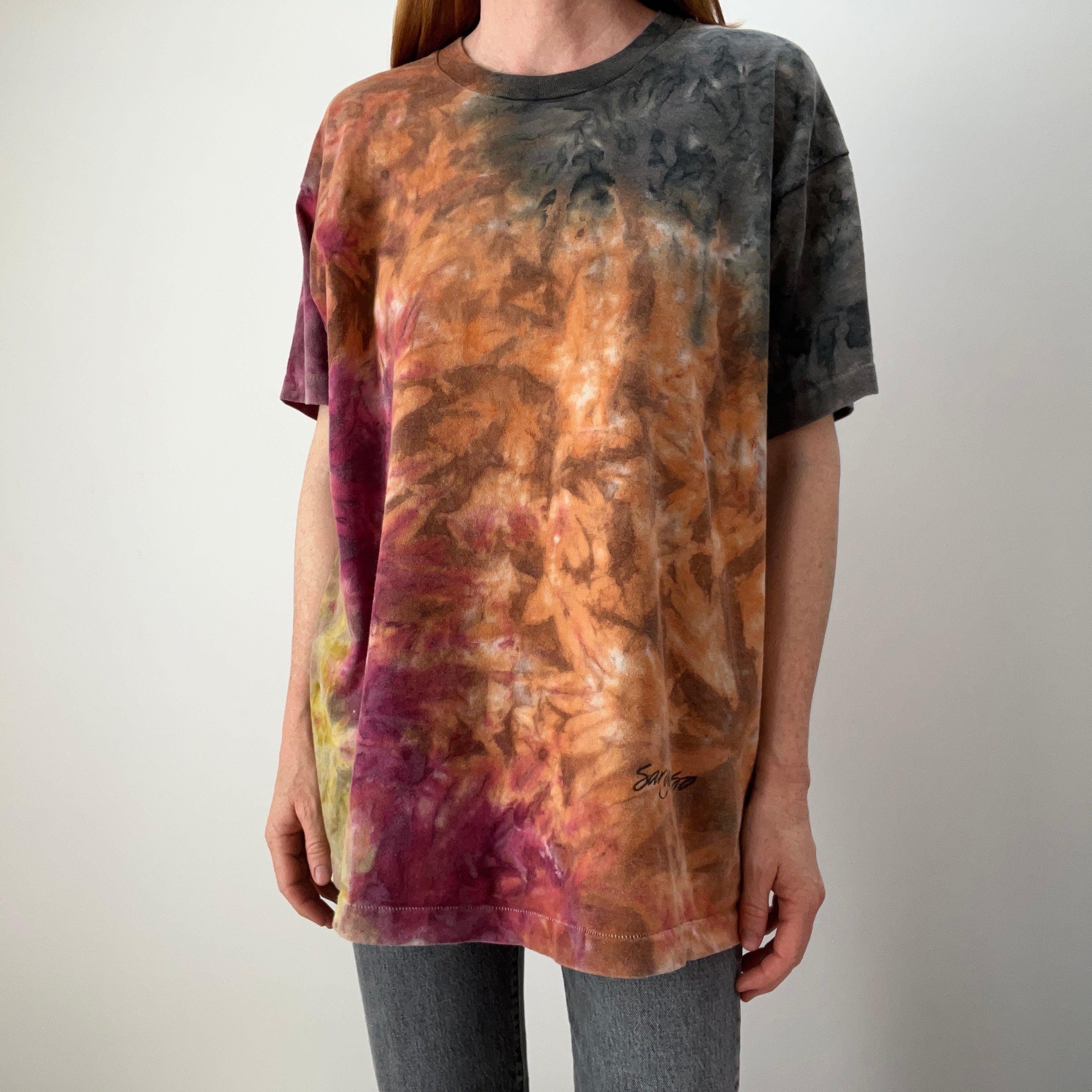 1990s Super Cool Acid Wash Tie Dye T-Shirt 