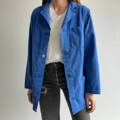 1970s Classic Blue Lightweight French Chore Coat