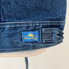 1980s Chic Zip Up Dinem Jacket Vest - !!! RAD !!!