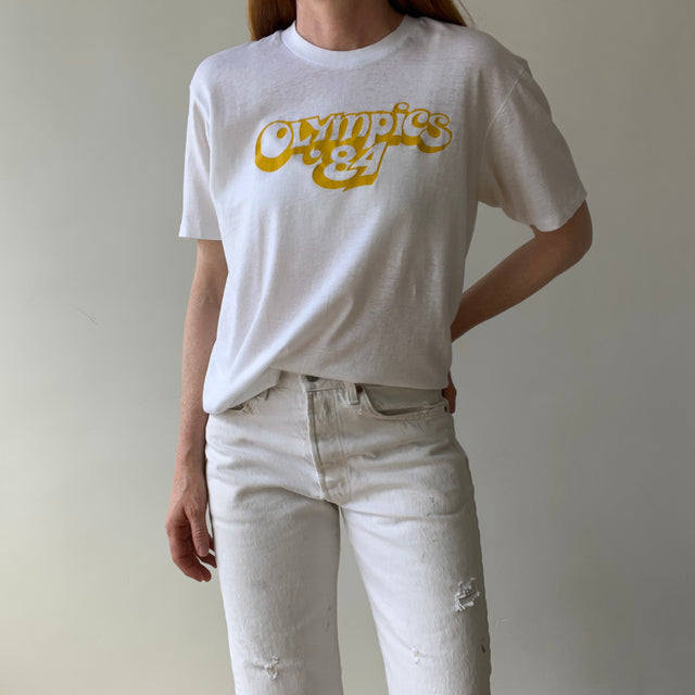 T-shirt teinté de peinture noire vierge des années 00