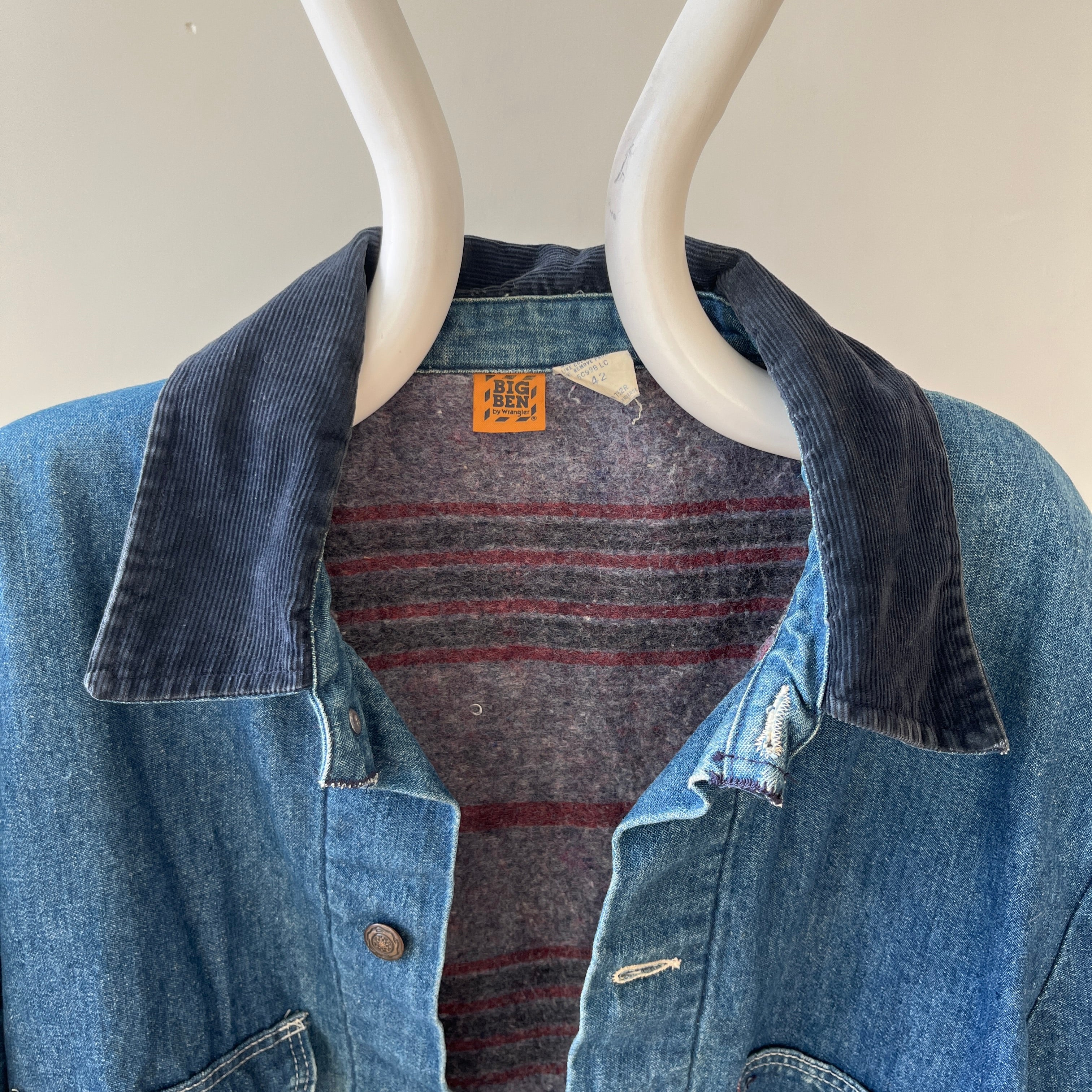 1970s Big Ben Wool Lined Chore Jacket