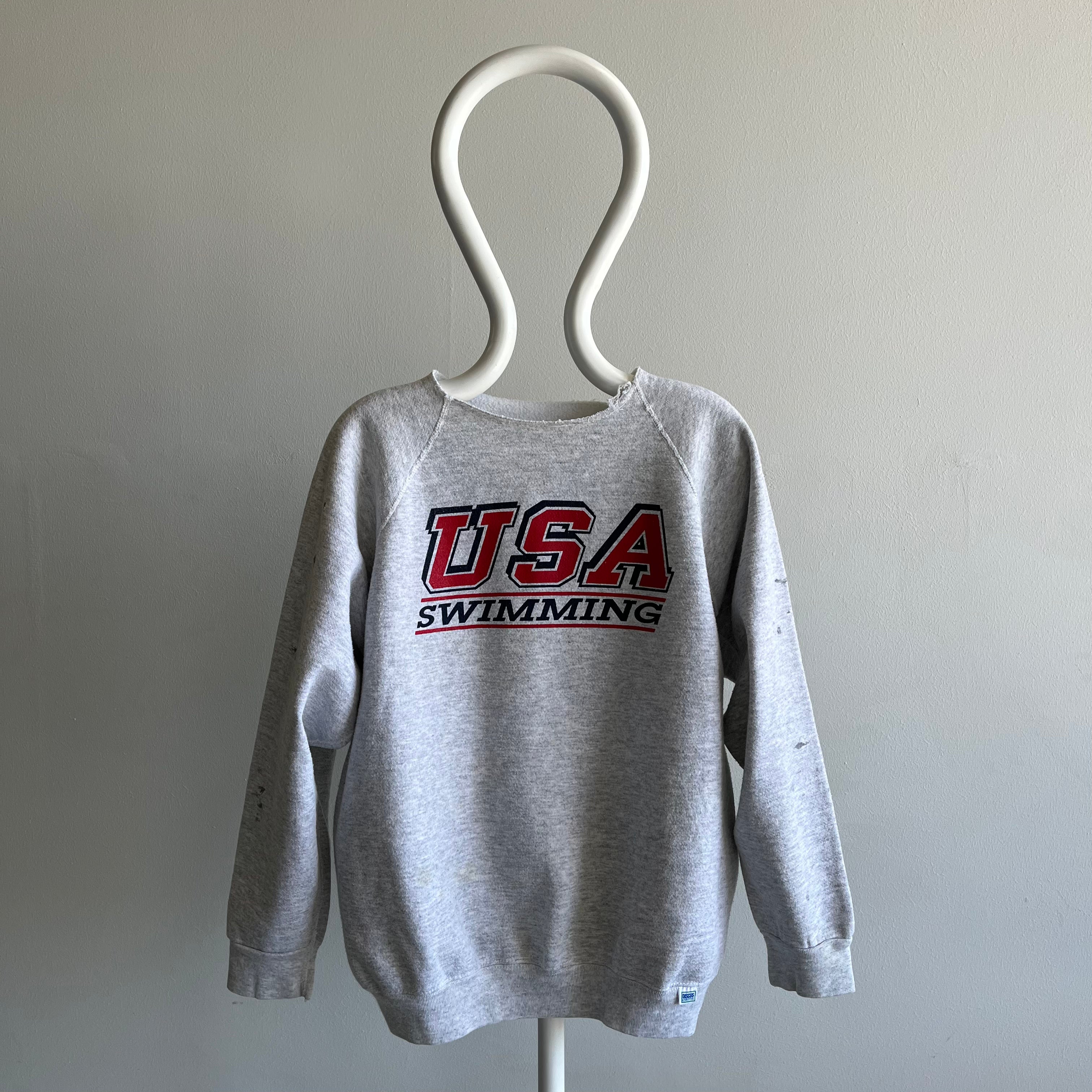 1980s USA Swimming Sweatshirt by Discus