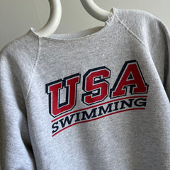 1980s USA Swimming Sweatshirt by Discus