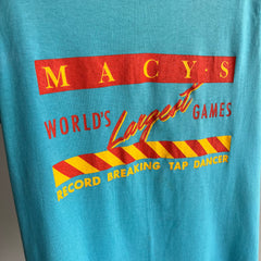 1980s Macy's Record Breaking Tap Dancer Muscle Tank - WOWOWOW