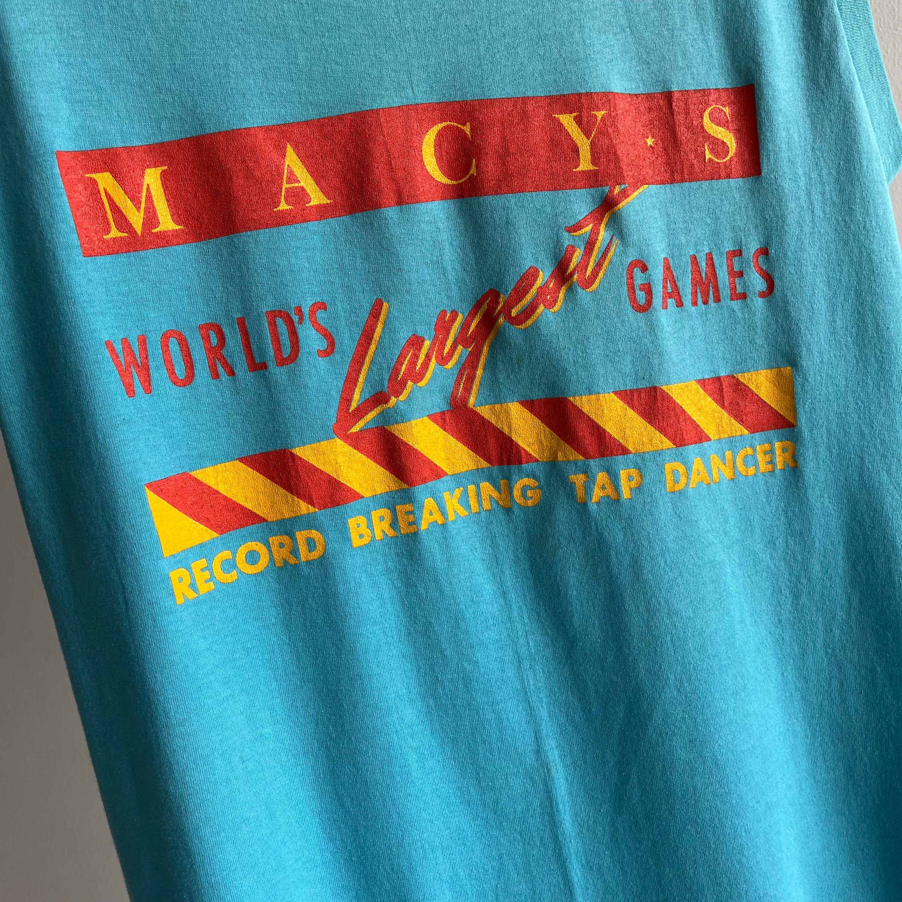 1980s Macy's Record Breaking Tap Dancer Muscle Tank - WOWOWOW