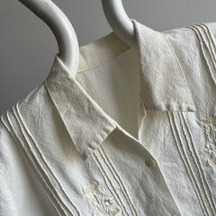 1970/80s Handmade Button Up Blouse - So Sweet