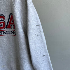 1980s USA Swimming Sweatshirt by Discus