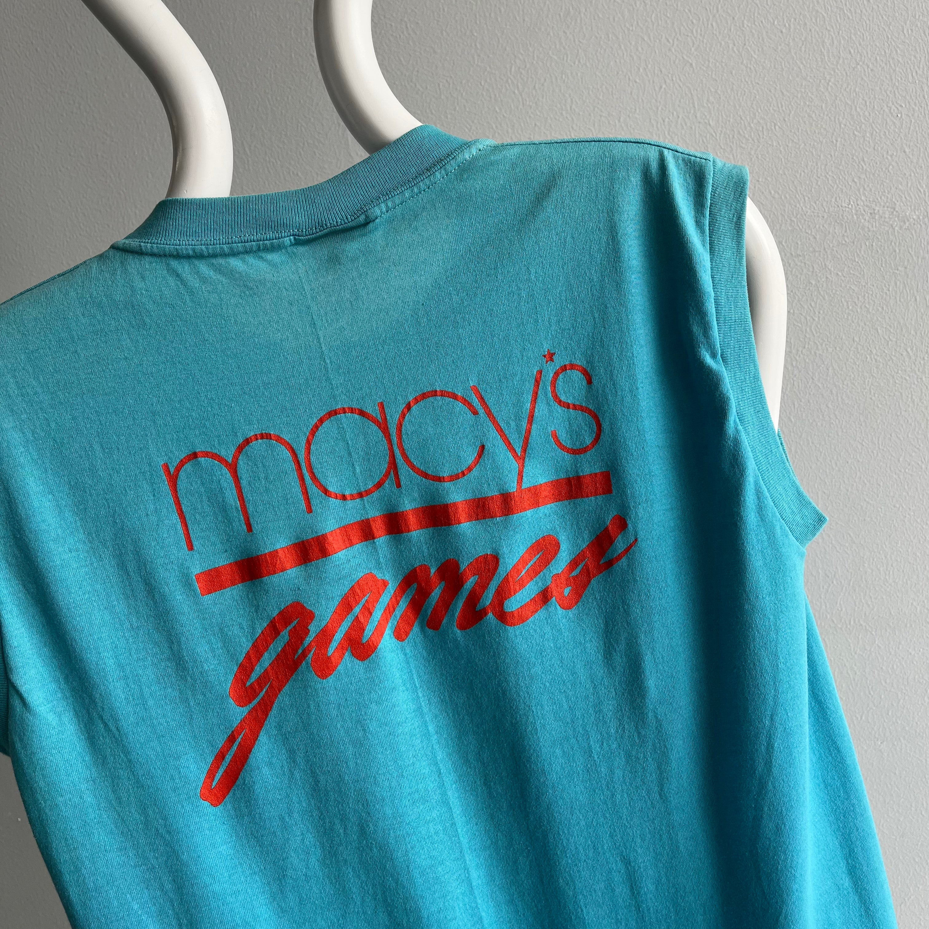 1980s Macy's Record Breaking Tap Dancer Muscle Tank - WOWOWOW