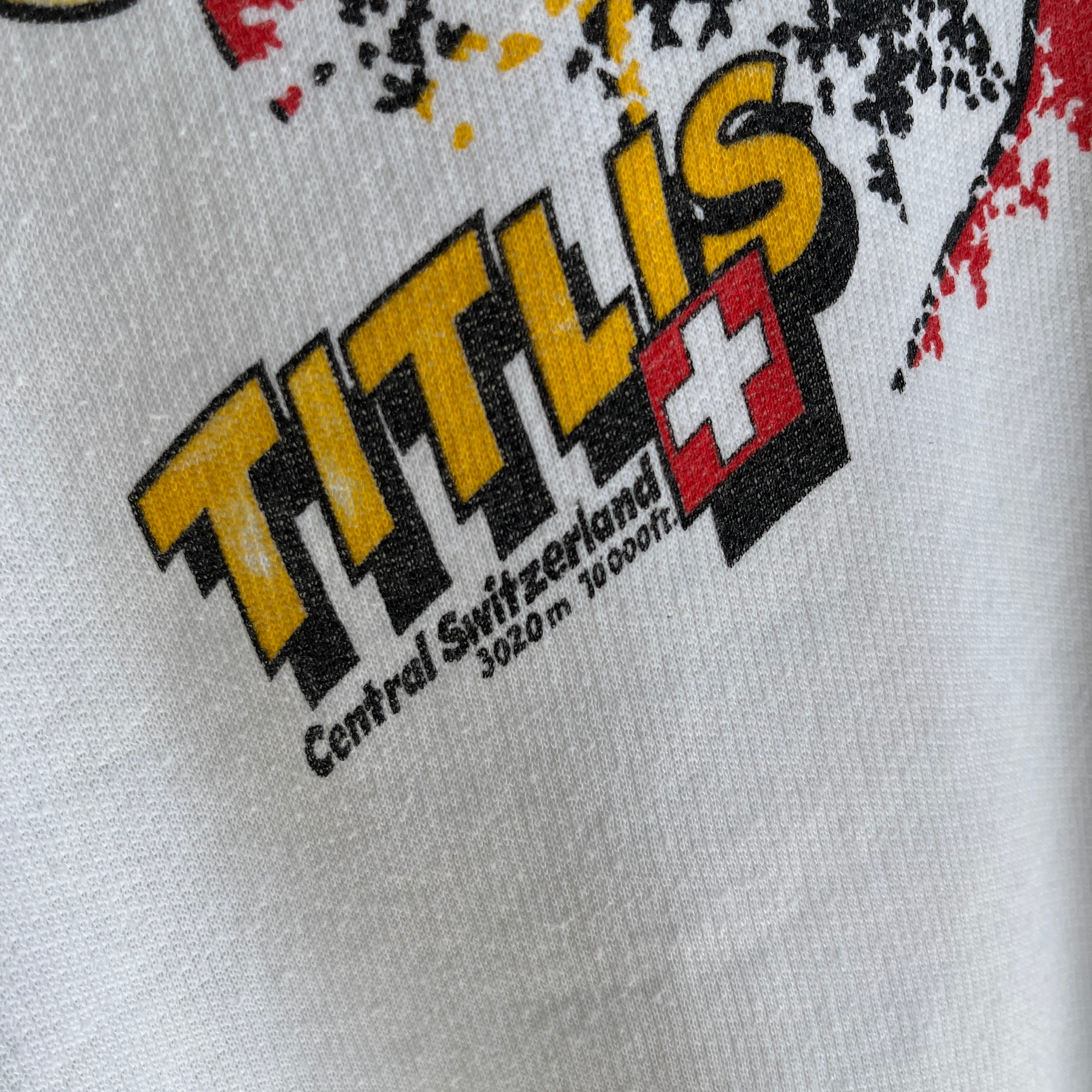 1970/80s Titlis Central Switzerland Ski Sweatshirt - Thin and Rad