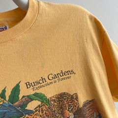 1995 Busch Gardens Extinction is Forever Animal Print T-Shirt