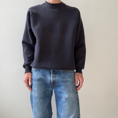 00s Heavy Weight Blank Black Sweatshirt par FOTL - Structuré