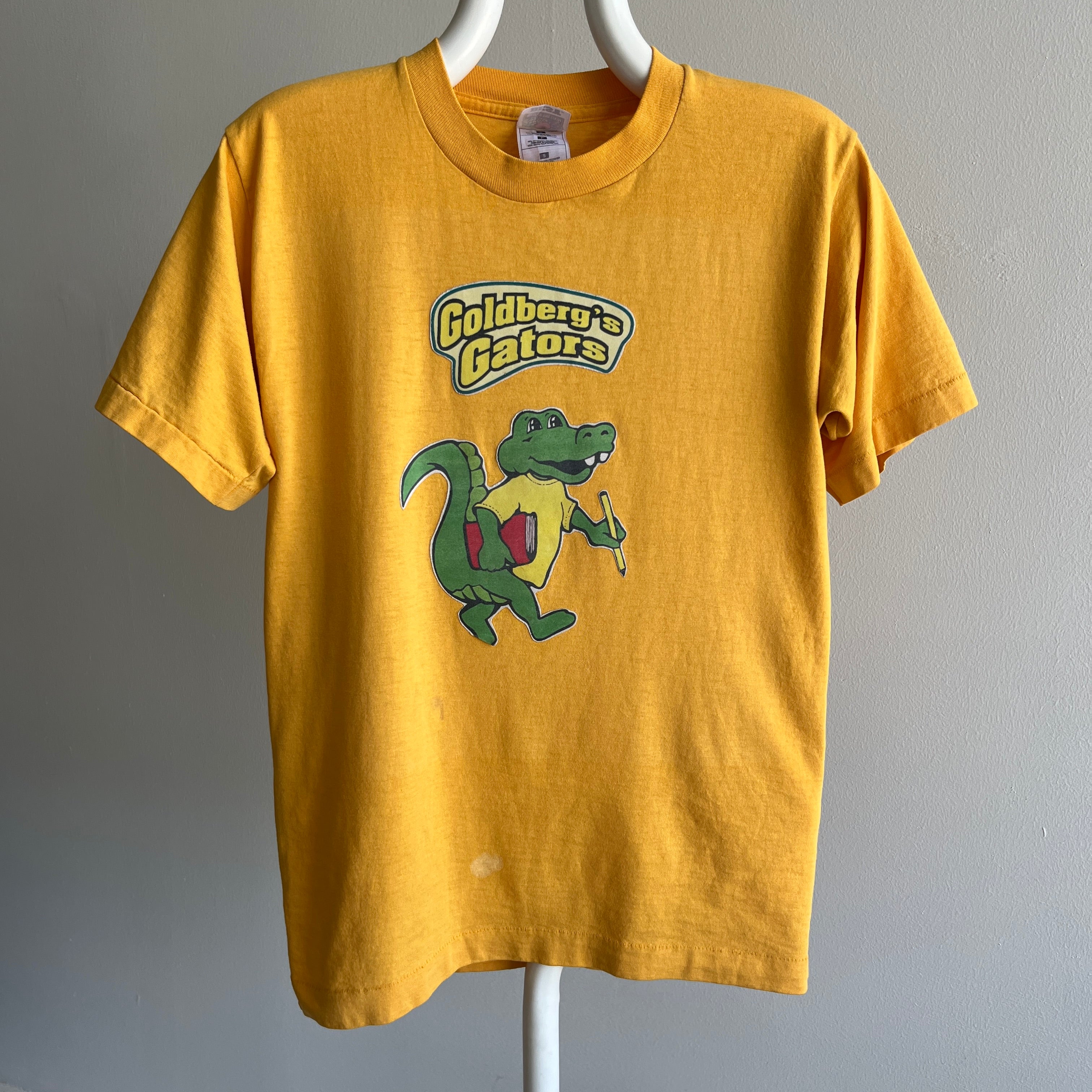 1980s Goldberg's Gators DIY Sticker Patch T-Shirt (FOTL)