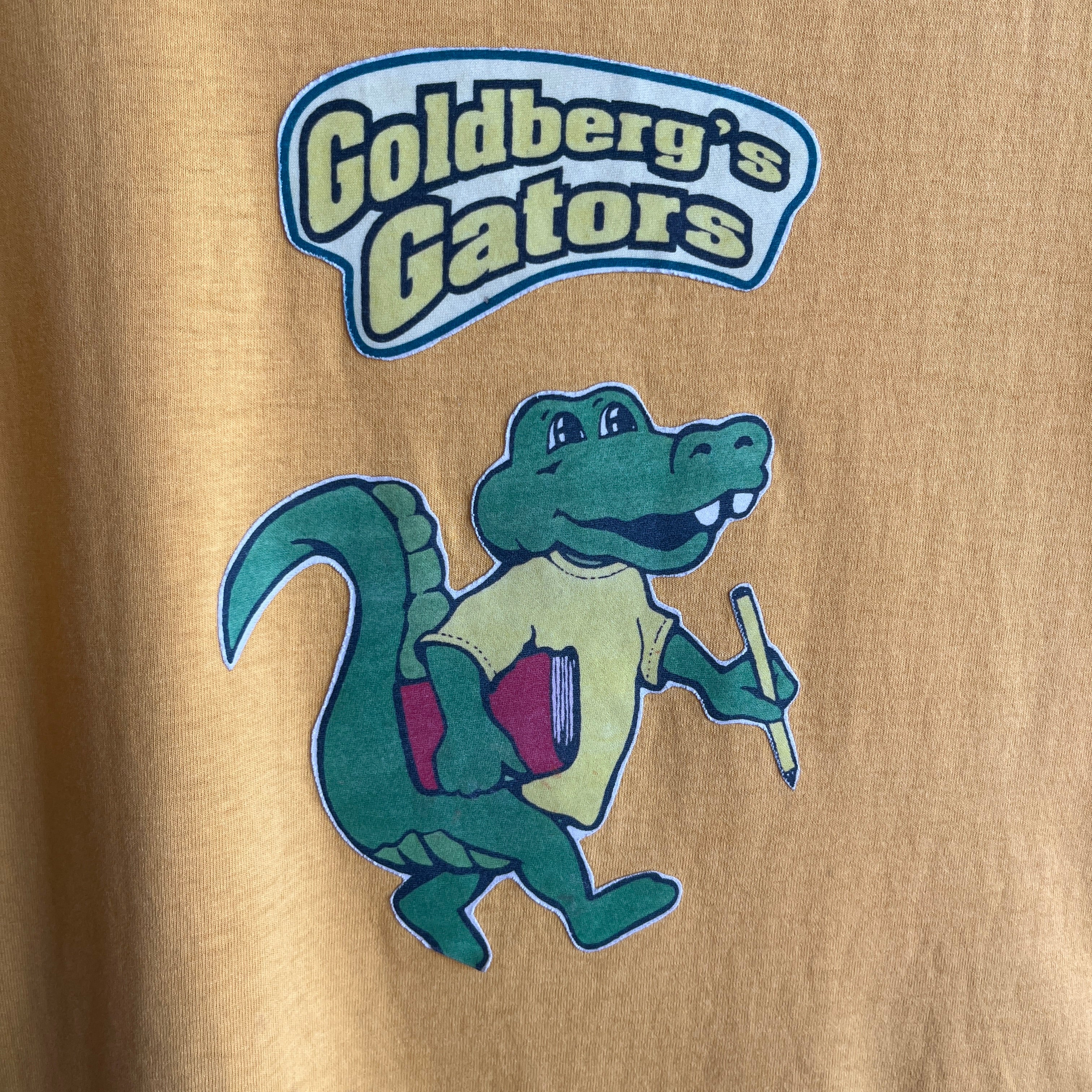 1980s Goldberg's Gators DIY Sticker Patch T-Shirt (FOTL)