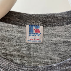 1980s/90s Grey Russell Lawrence Basketball T Shirt