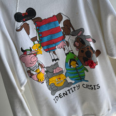 1980s OMFG IDENTITY CRISIS SWEATSHIRT