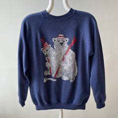 1980s Snowshoe - Ski West Virginia - Polar Bear Sweatshirt