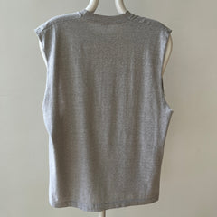 1980s Grey Georgia Dawgs The Exterminators Cut Off T Shirt