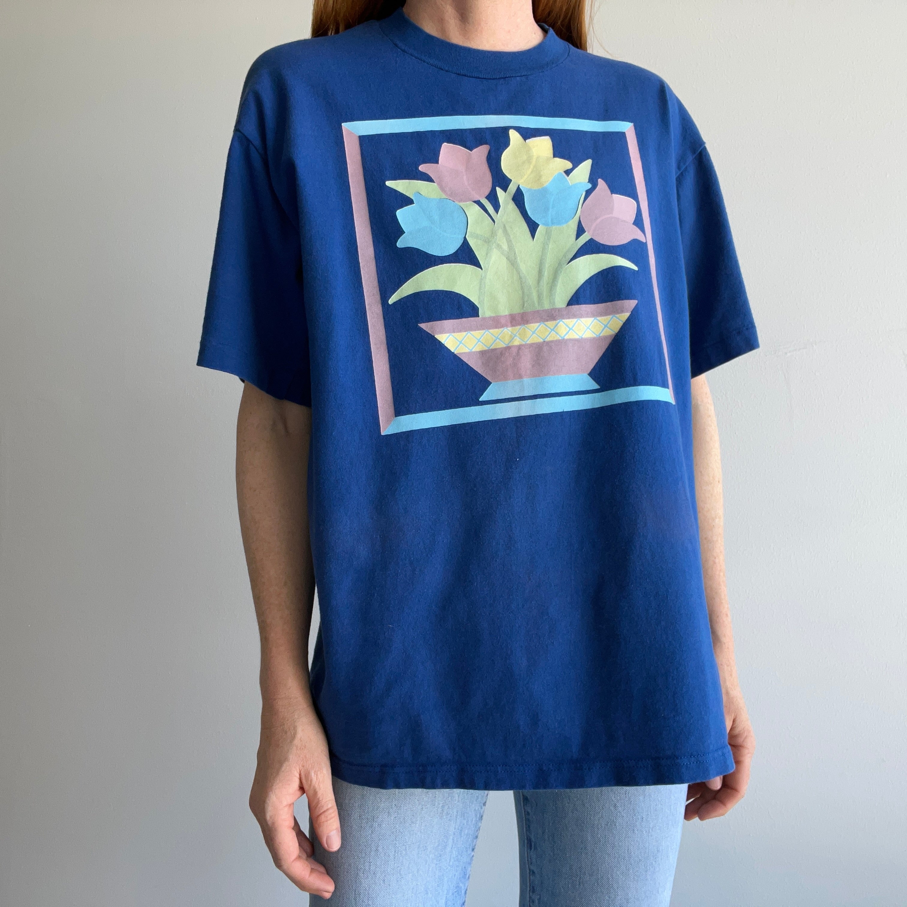 1980s Tulip T-Shirt by Jerzees