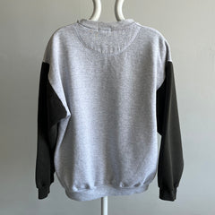 1990s Two Tone Structured Heavyweight Sweatshirt