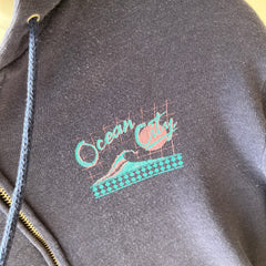 1980s Ocean City Zip Up Hoodie - So Sweet!