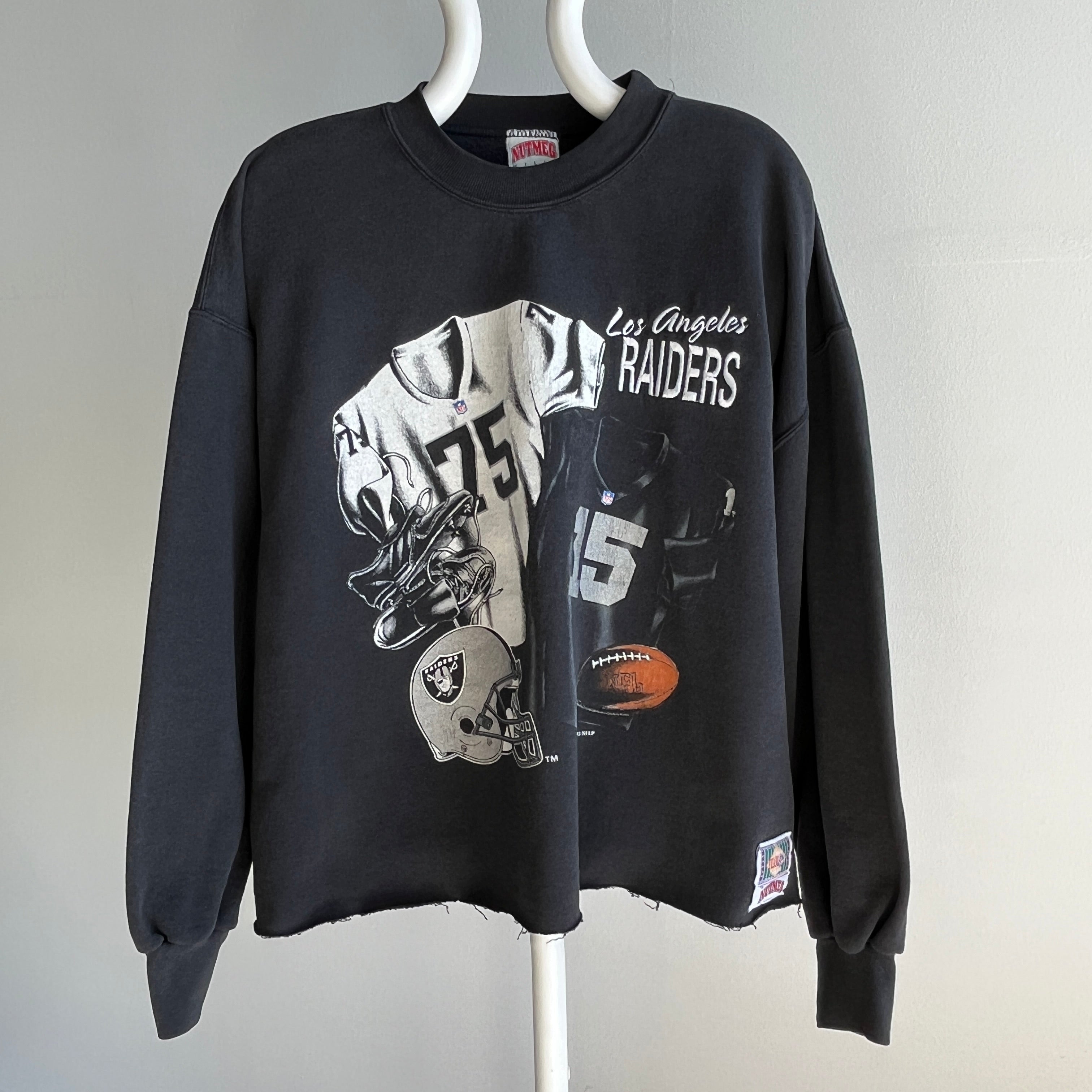 1993 Los Angeles Raiders DIY Crop Sweatshirt by Nutmeg