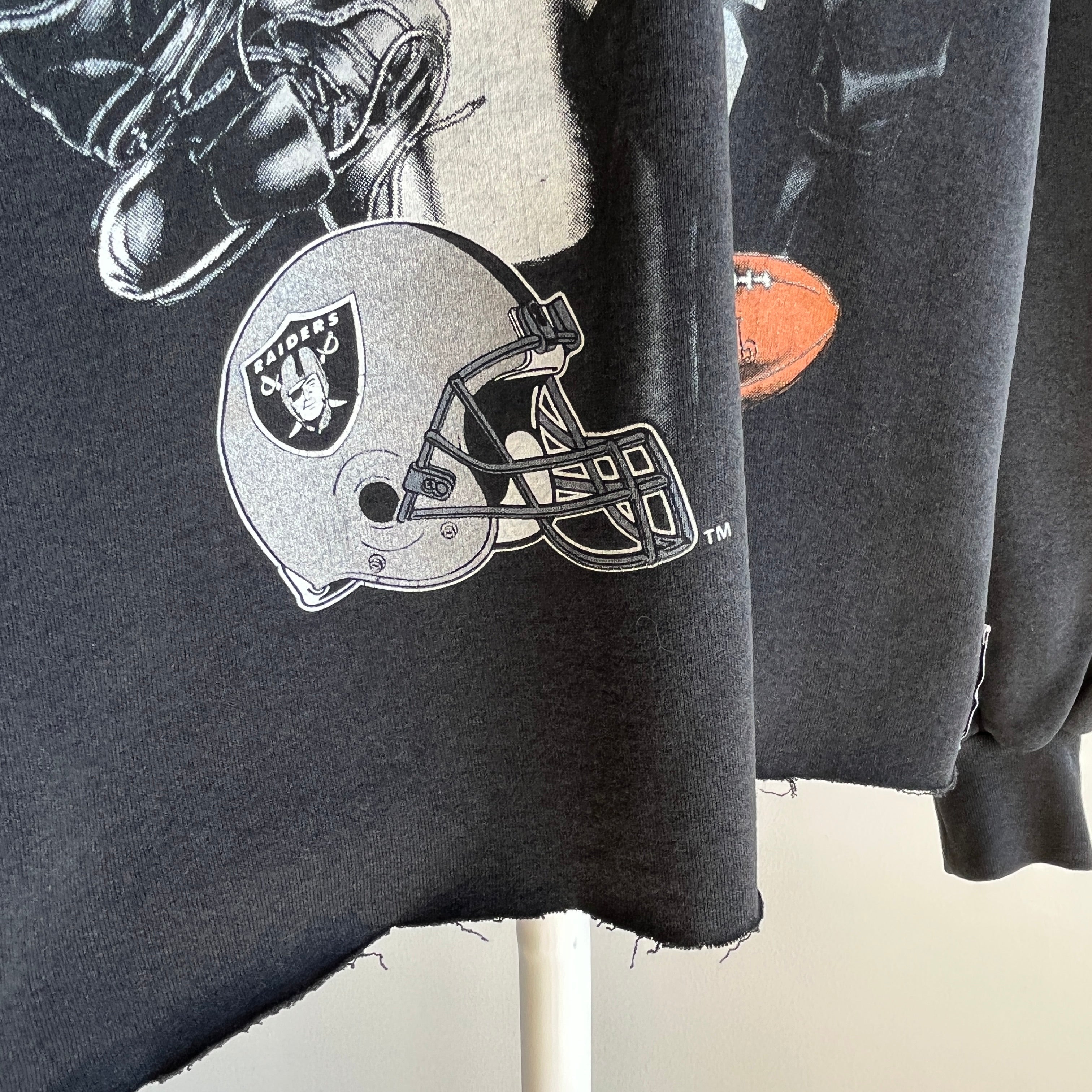 1993 Los Angeles Raiders DIY Crop Sweatshirt by Nutmeg