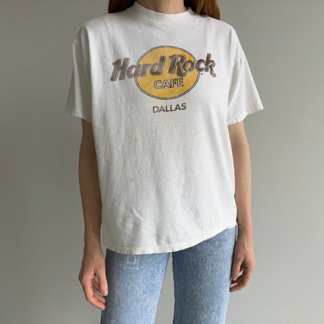 1990s Hard Rock Cafe Dallas Stained and Worn T-Shirt