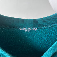 1980s Blank Green Raglan Sweatshirt