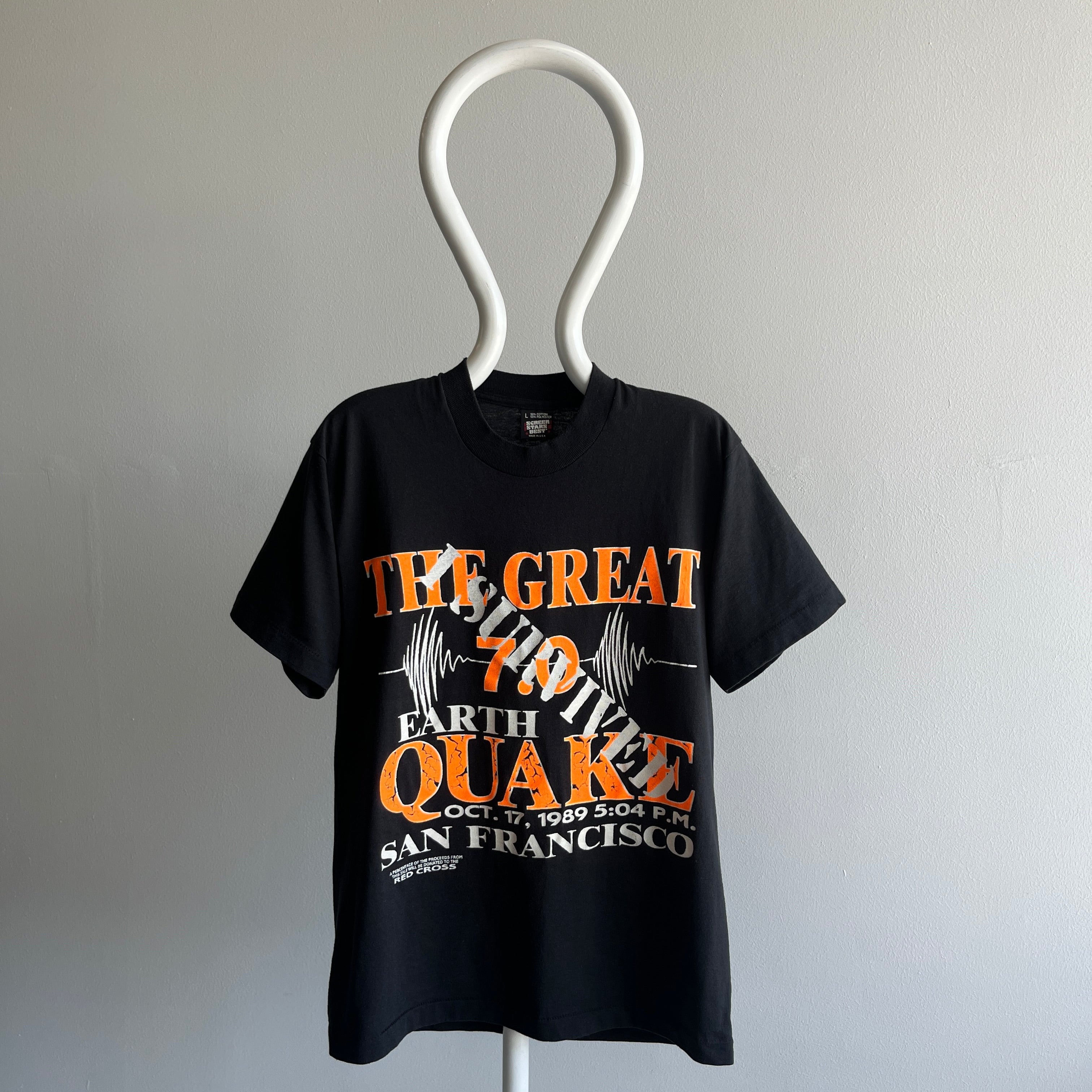 1989 I survived the great San Francisco Earth Quake T-Shirt