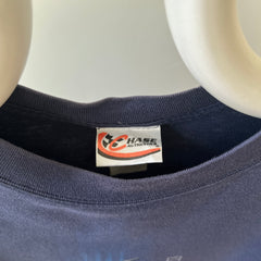 1990s Navy Blue Jeff Gordon T Shirt - The Backside