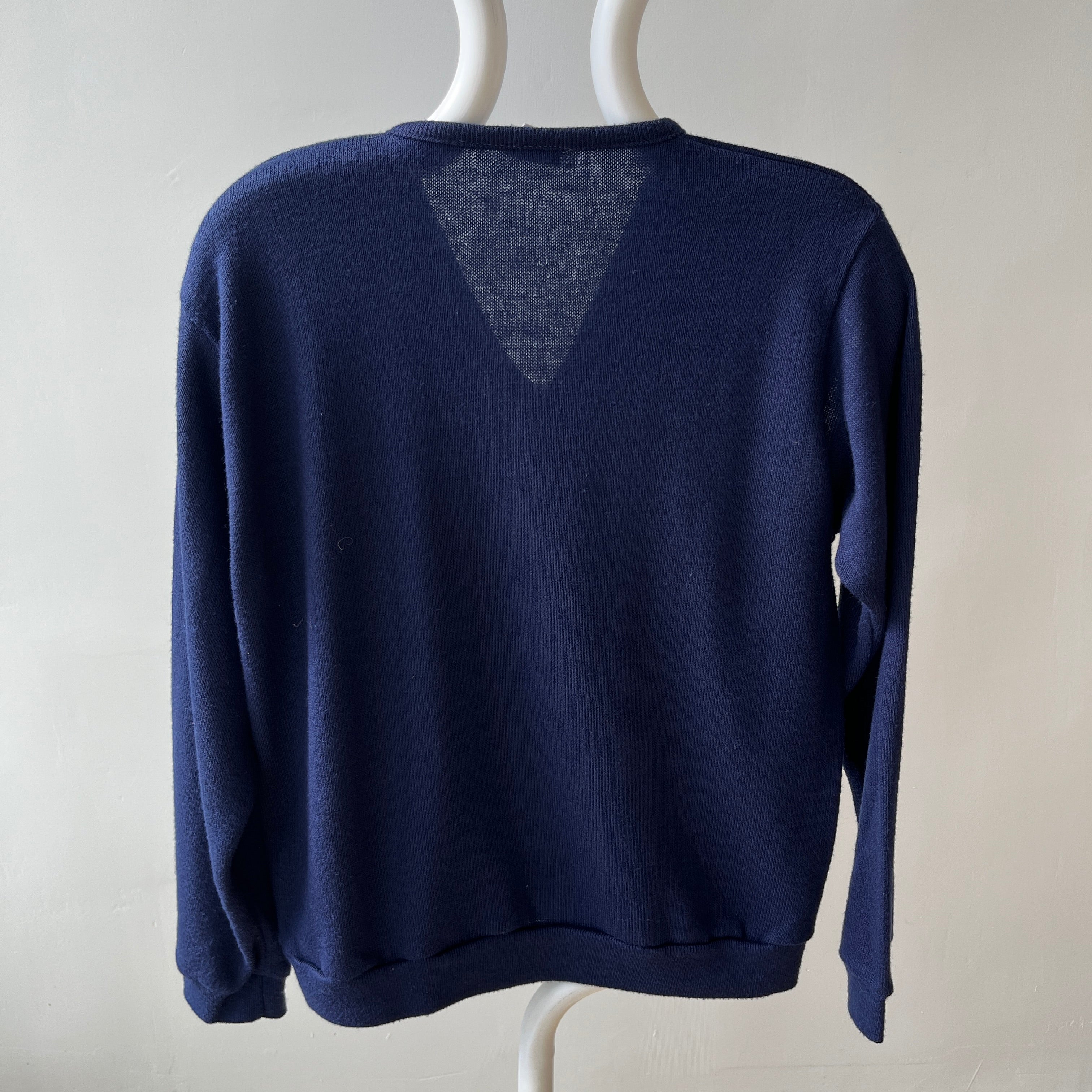 1980s Ole Miss V Neck Sweater