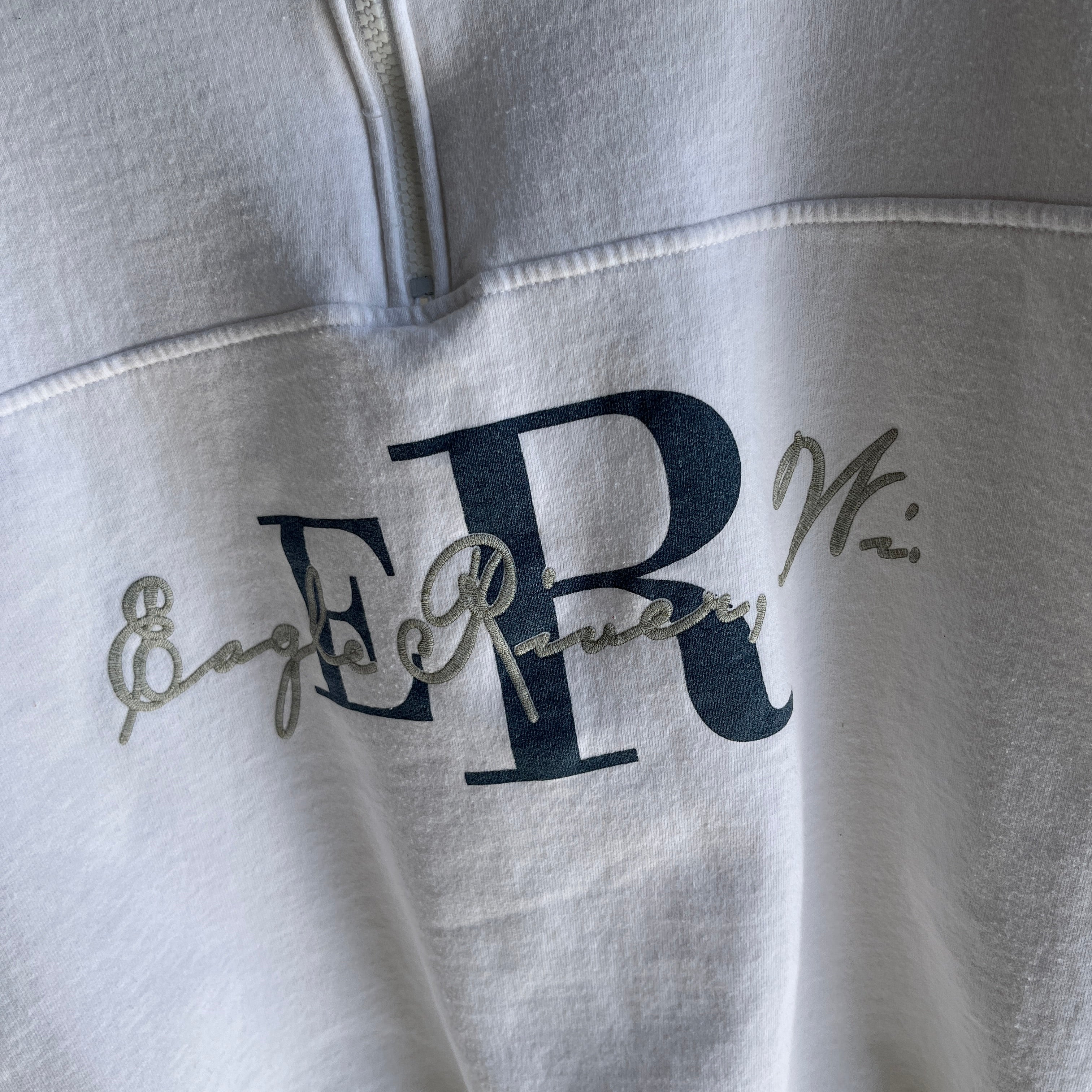 1980s Eagle River, Wisconsin 1/4 Zip Sweatshirt