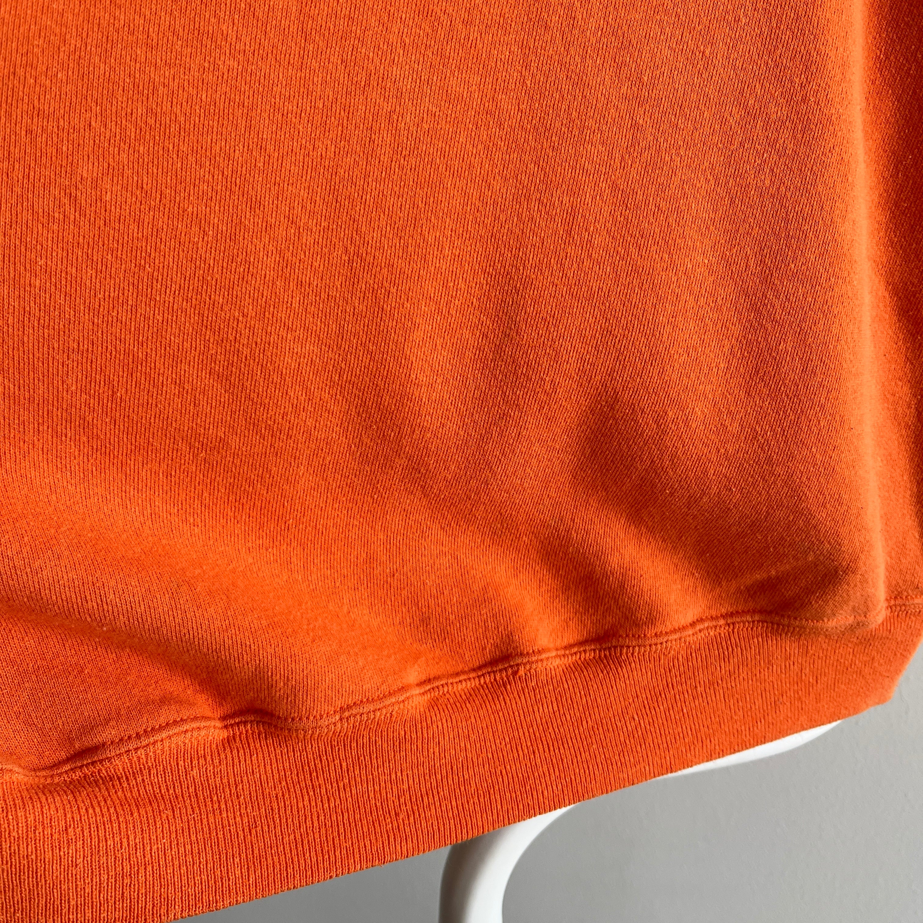 1980s HHW Blank Orange Sweatshirt