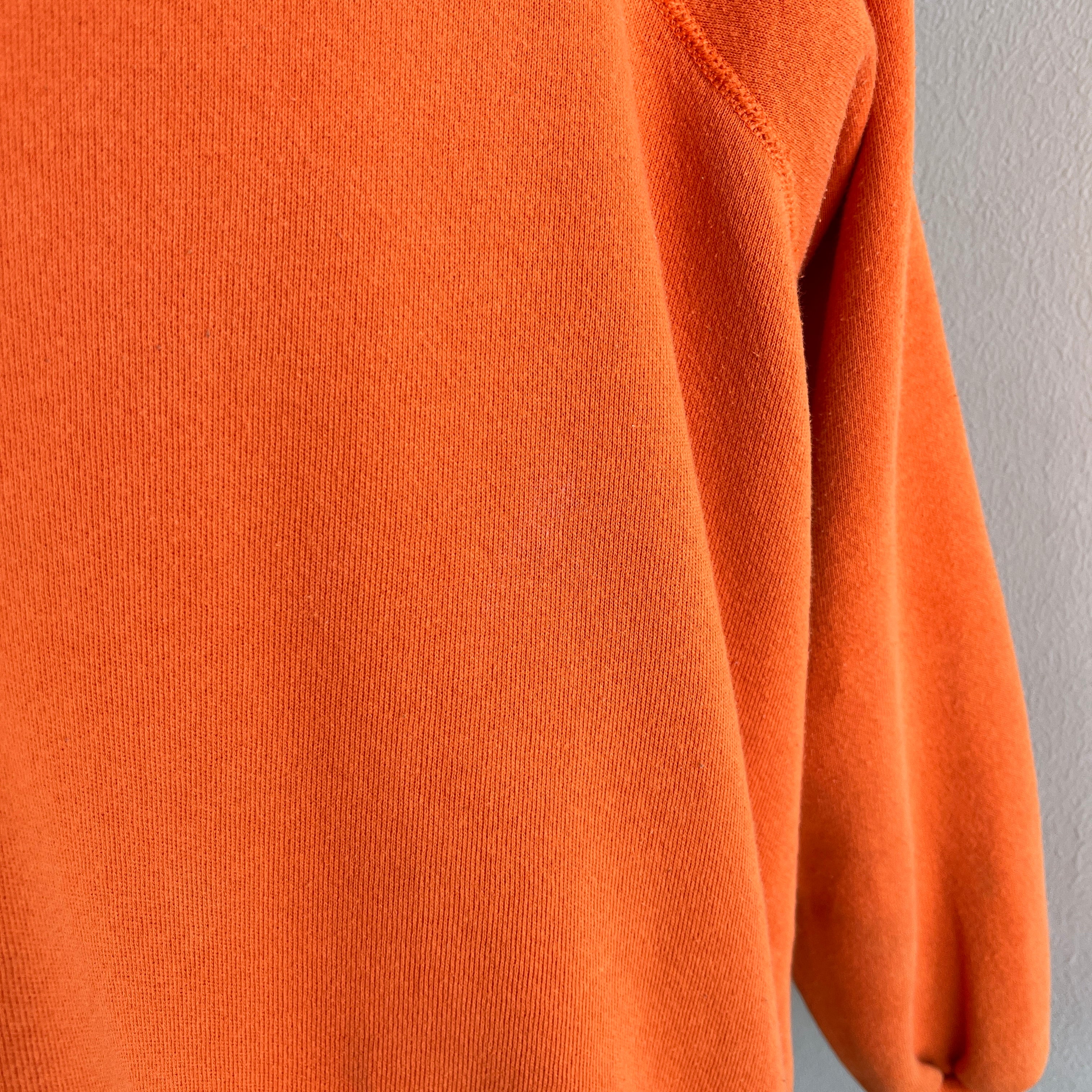 1980s HHW Blank Orange Sweatshirt
