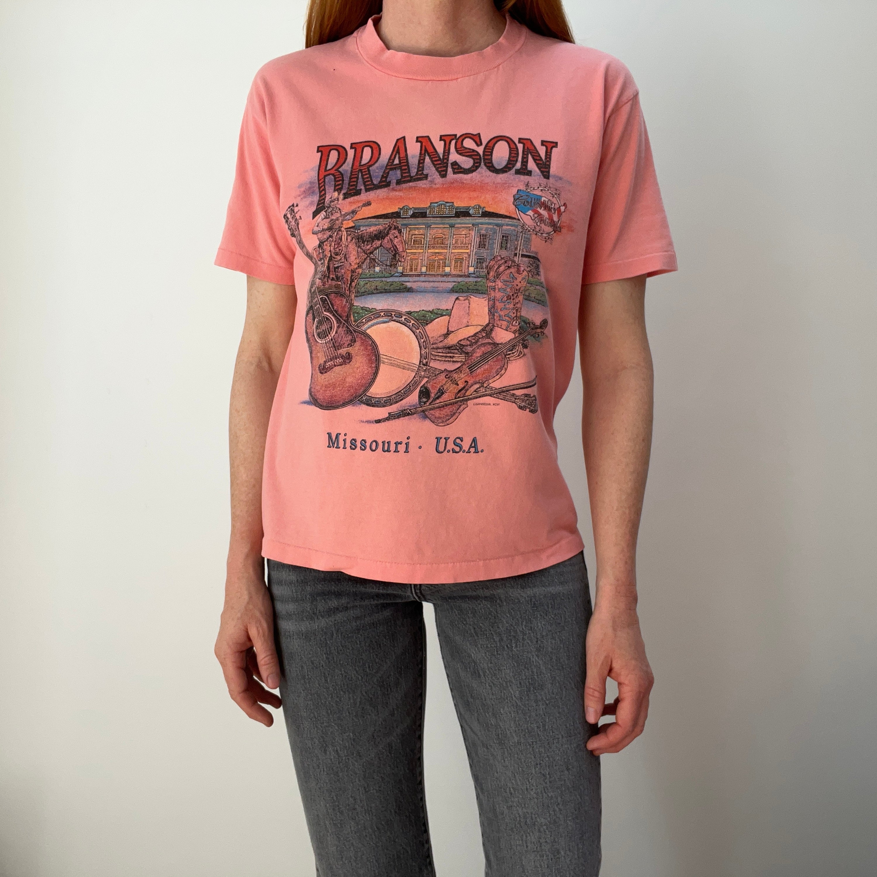 1996 Branson Missouri - The Best Country - Cotton T-Shirt