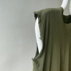 1980s Olive Green Muscle T Shirt