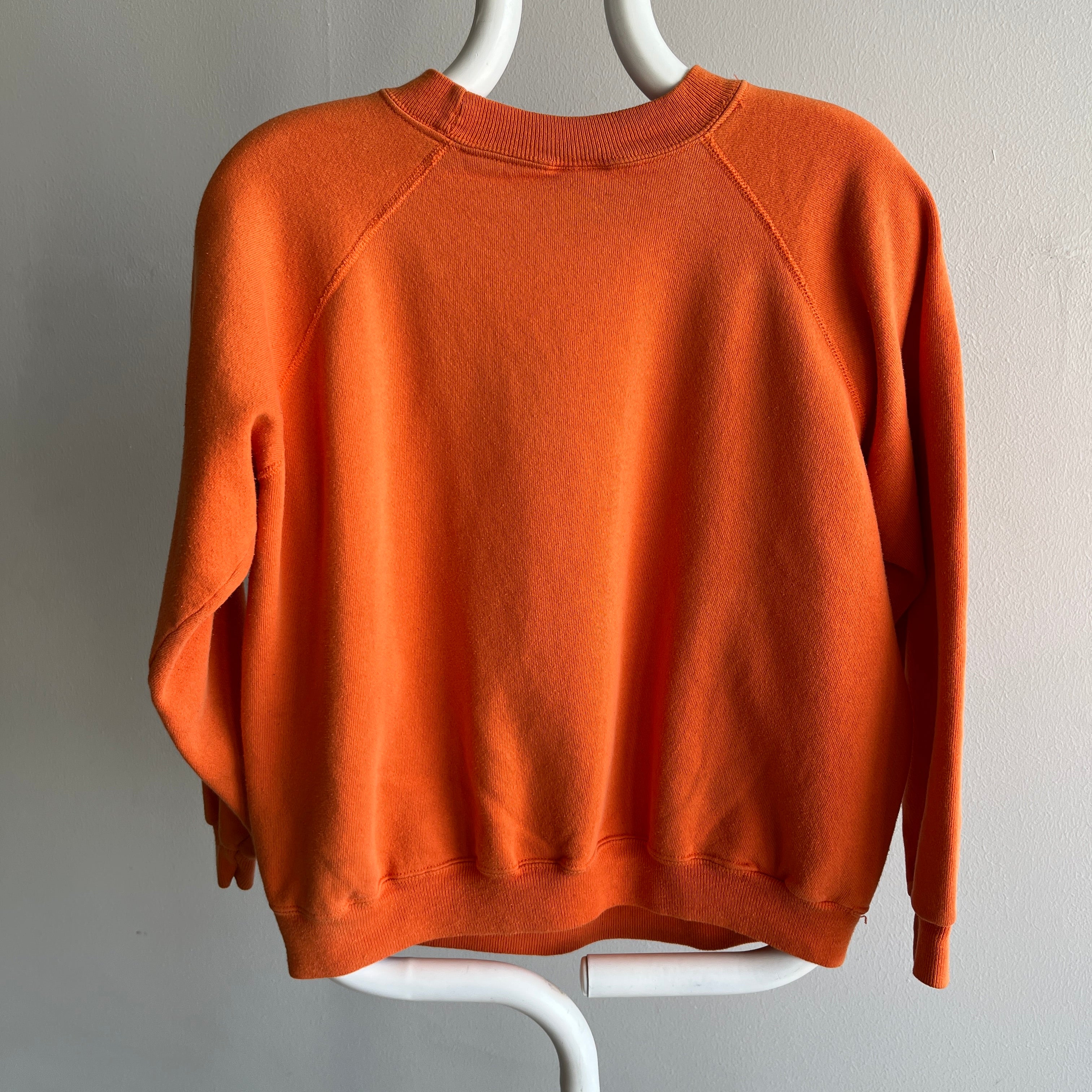 1980s HHW Blank Orange Sweatshirt