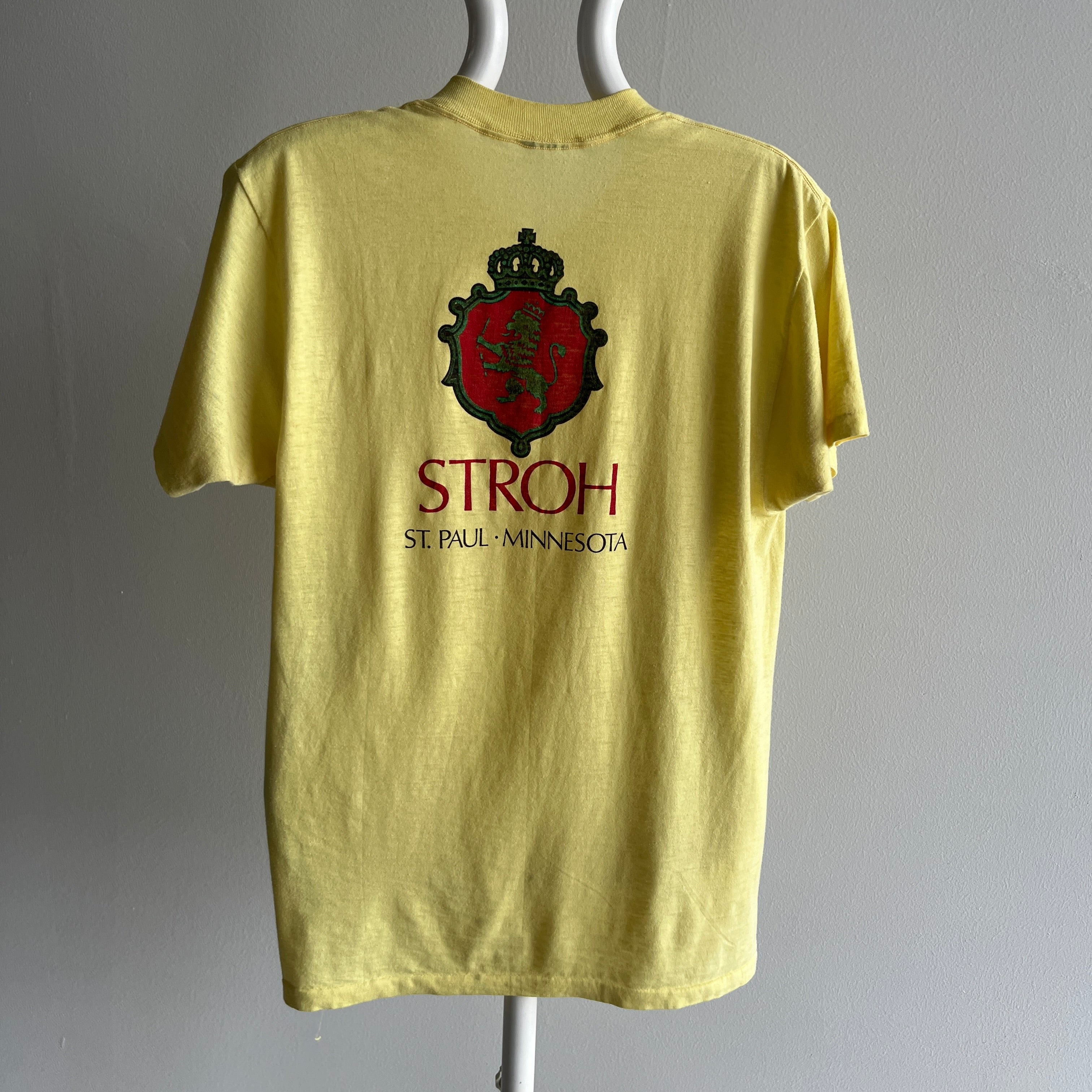 1980s Stroh St. Paul, Minnesota Beer T-Shirt