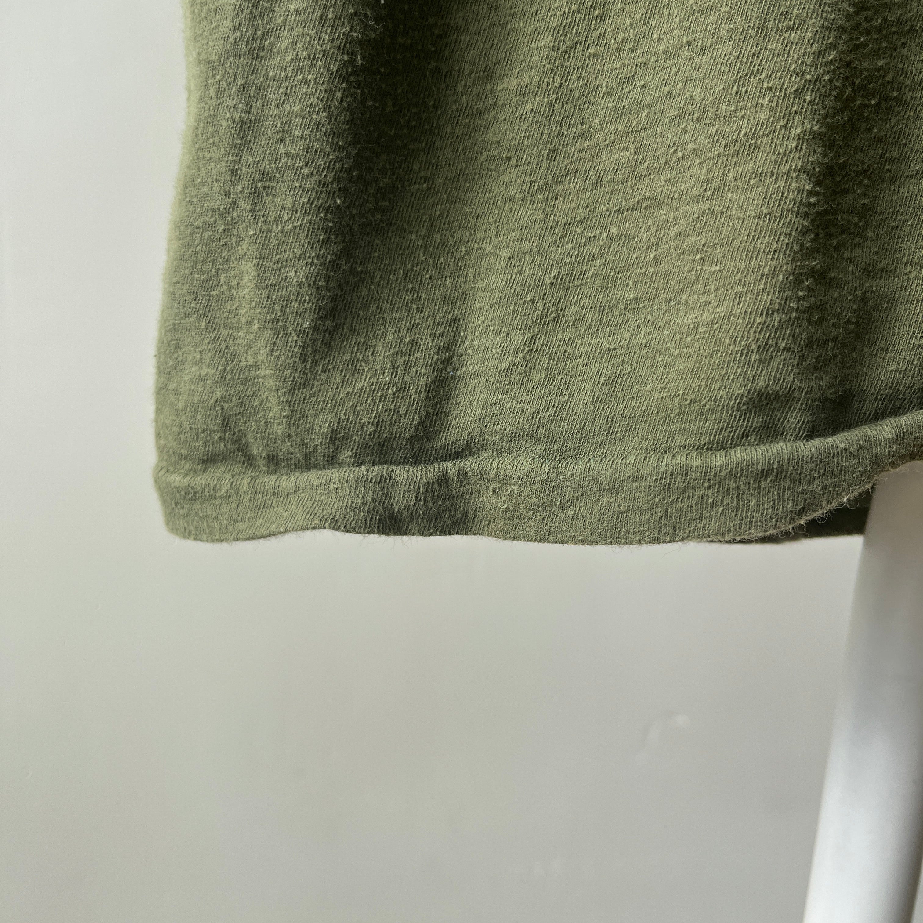 1980s Olive Green Muscle T Shirt