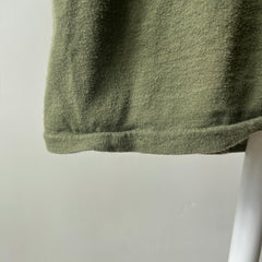 1980s Olive Green Muscle T Shirt