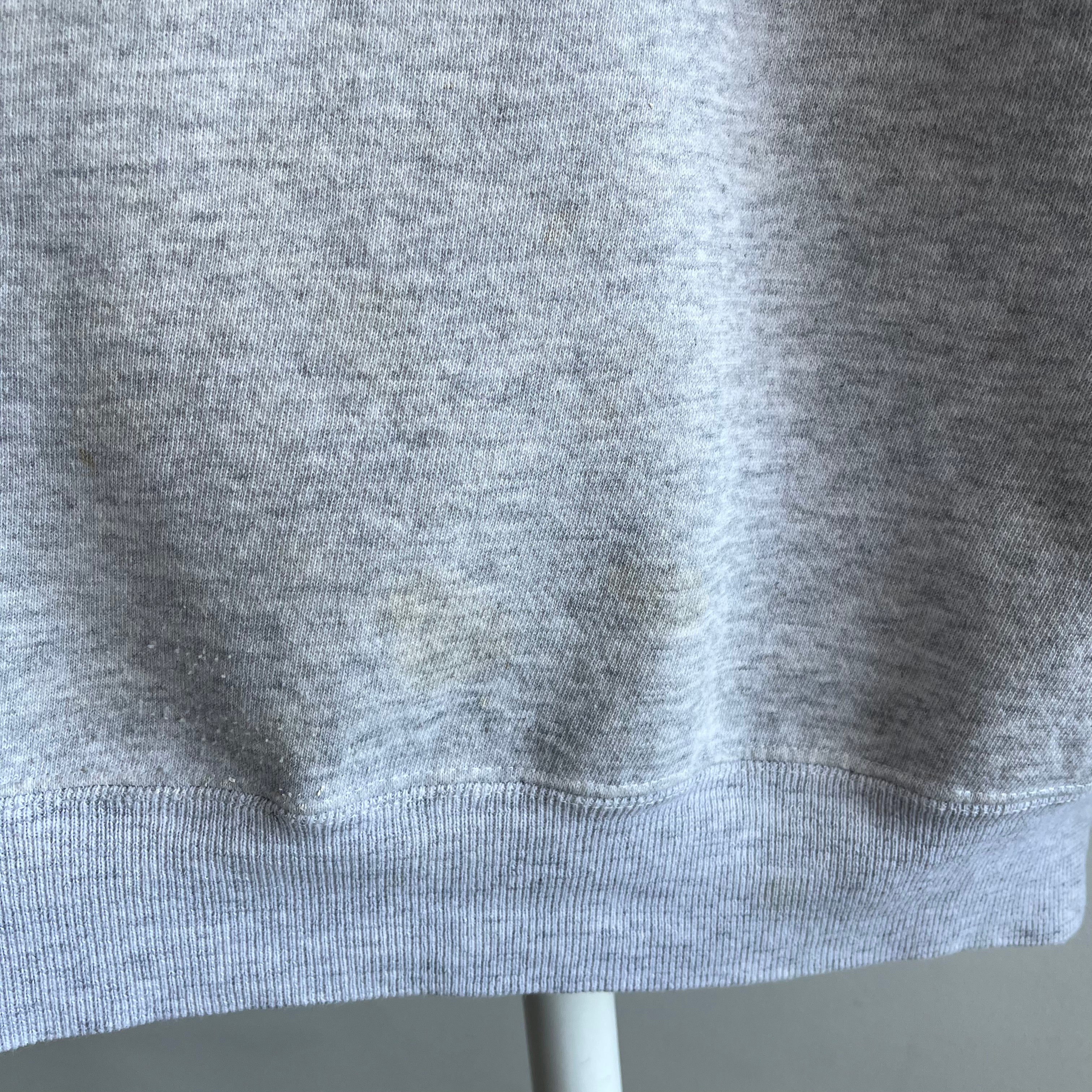 1980s Toledo Baseball Super Stained Sweatshirt that belonged to 