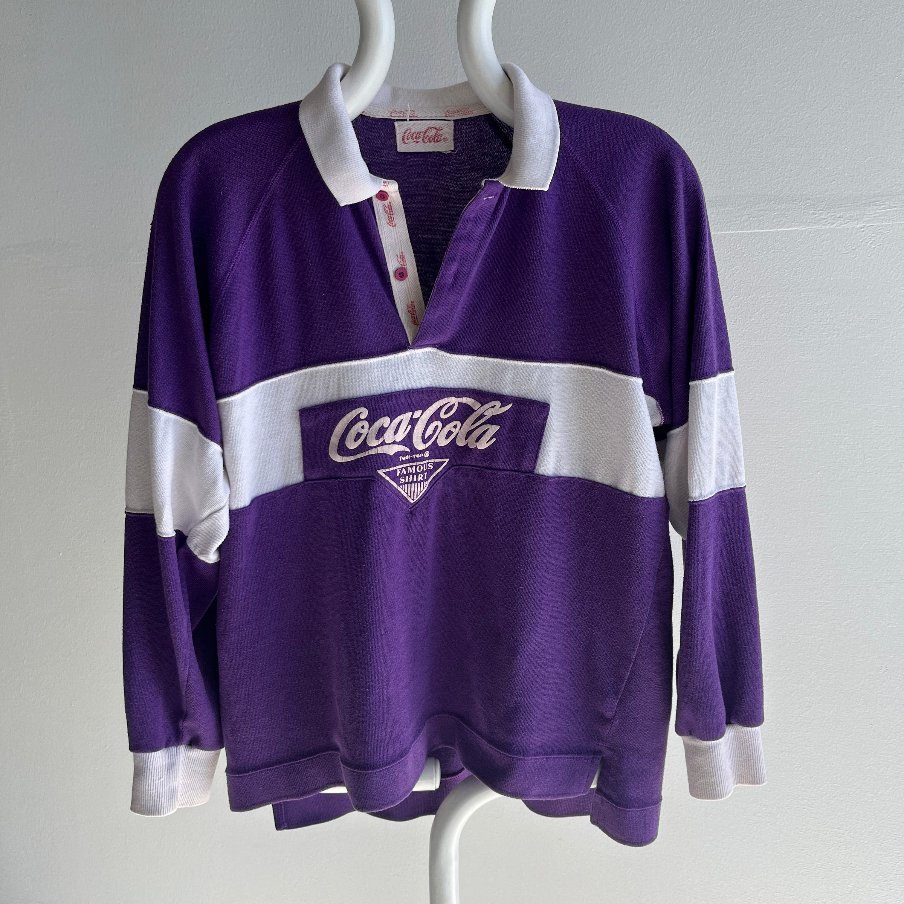 1990/2000s Coke Rugby Shirt/Sweatshirt