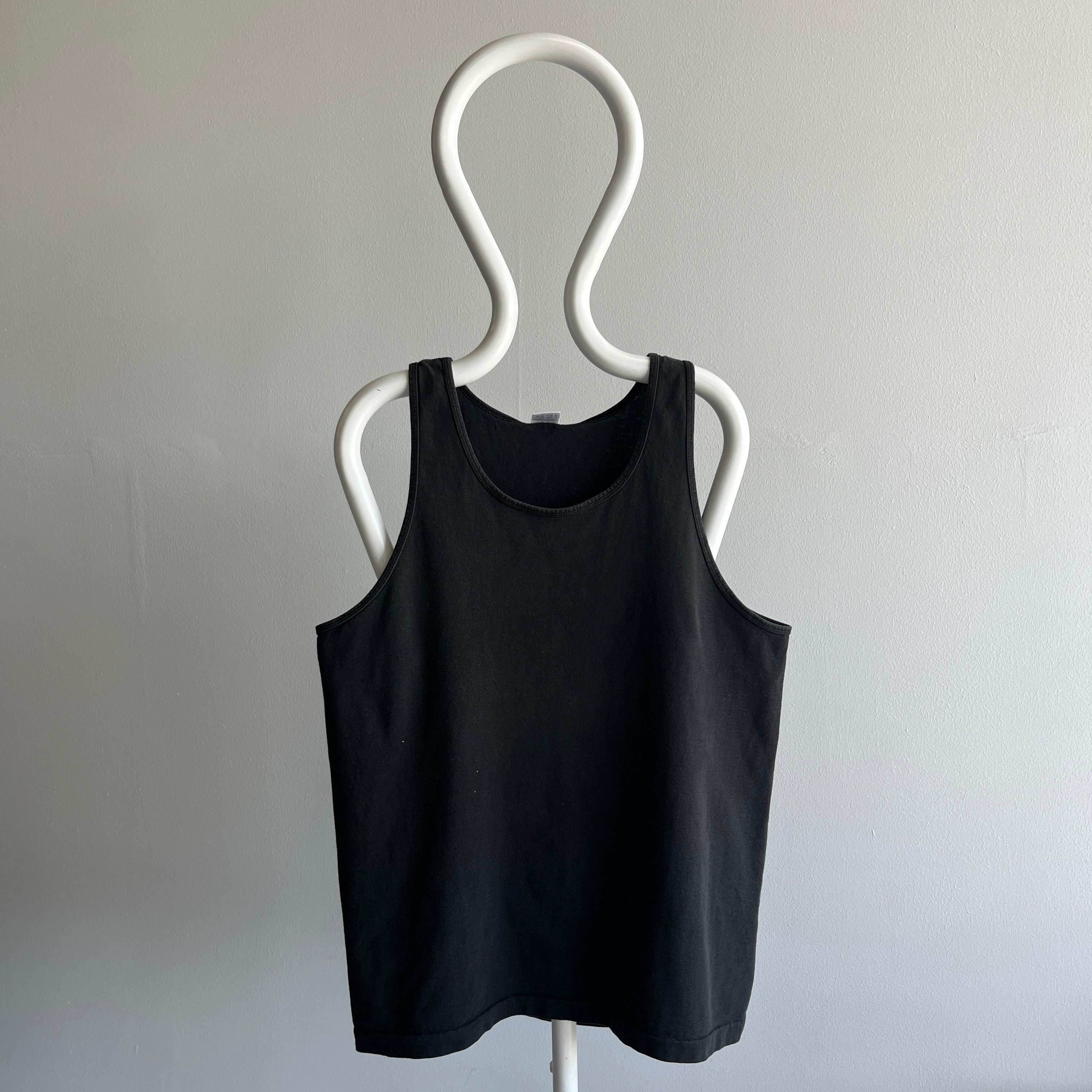 1890s Blank Faded Black Tank Top