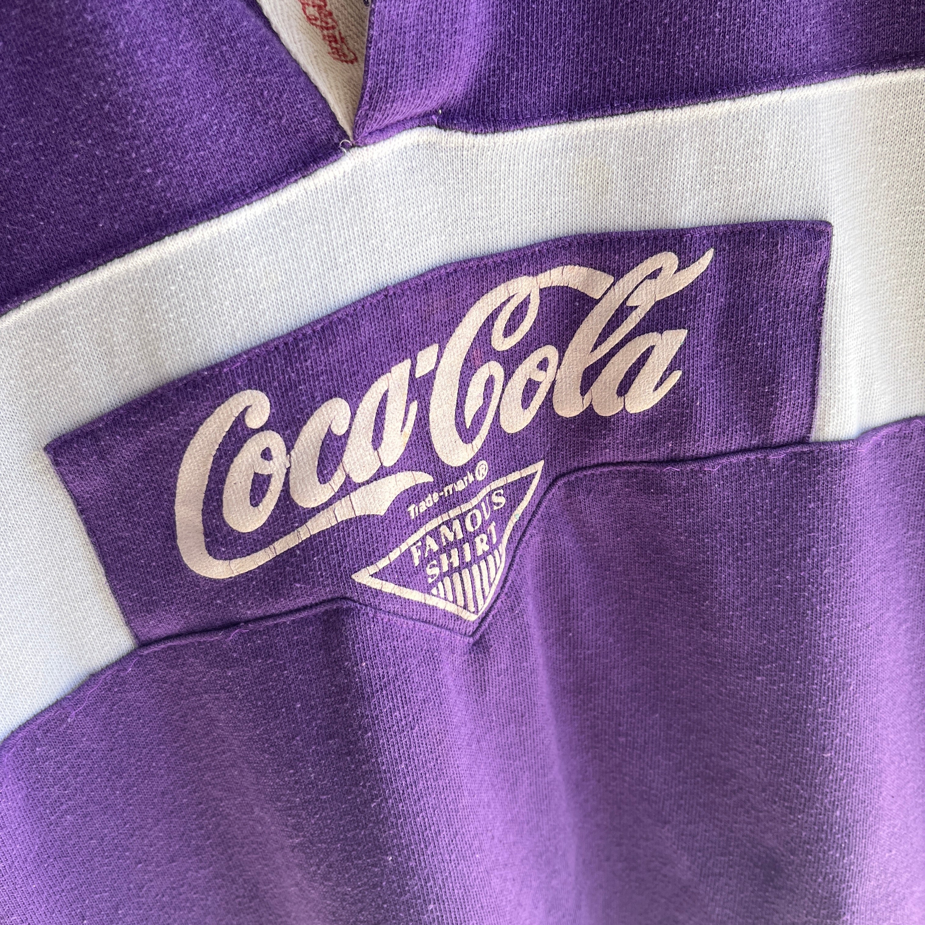 1990/2000s Coke Rugby Shirt/Sweatshirt